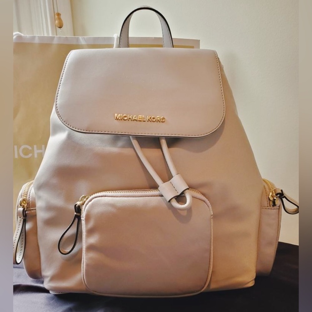 Michael Kors “Abbey” Cargo Backpack